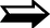 Black and White Right Arrow 
